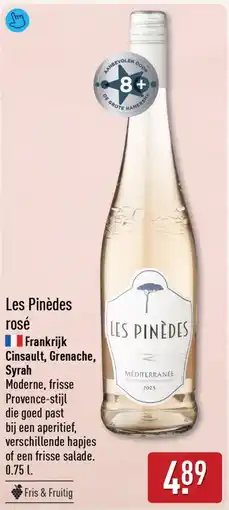 ALDI Les pinèdes rosé aanbieding