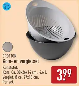 ALDI Crofton Kom en vergietset aanbieding