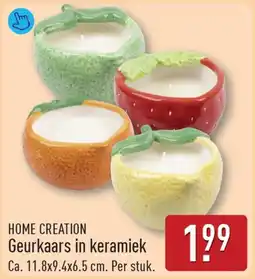 ALDI Home creation geurkaars in keramiek aanbieding