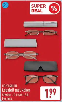 ALDI Up2fashion leesbril met koker aanbieding