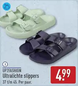 ALDI Up2fashion ultralichte slippers aanbieding