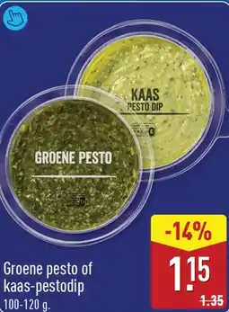 ALDI Groene pesto of kaas pestodip aanbieding