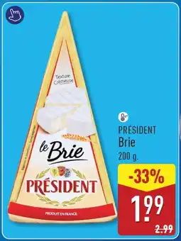 ALDI Président Brie aanbieding