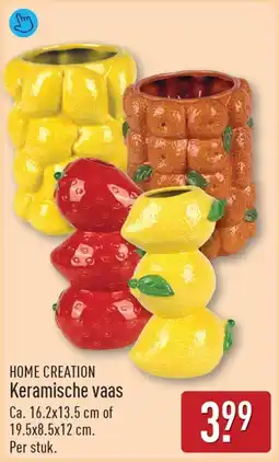 ALDI Home creation keramische vaas aanbieding