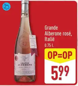 ALDI Granda alberone rosé aanbieding