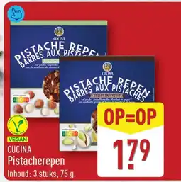 ALDI Cucina pistacherepen aanbieding