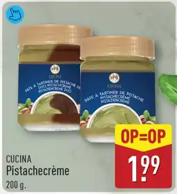 ALDI Cucina pistachecrème aanbieding