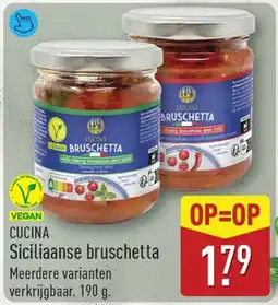 ALDI Cucina siciliaanse bruschetta aanbieding