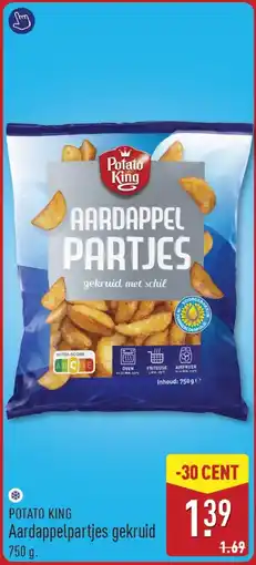 ALDI Potato king aardappelpartjes gekruid aanbieding