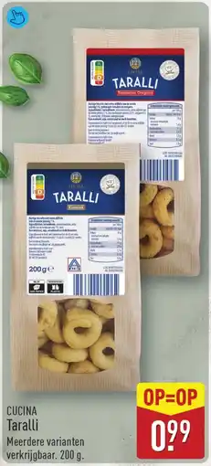 ALDI Cuccina taralli aanbieding