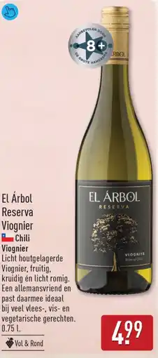 ALDI El árbol reserva viognier aanbieding