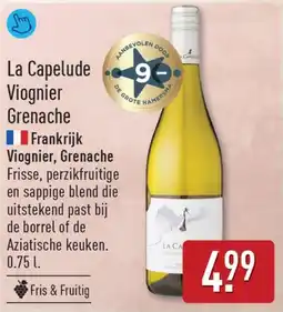 ALDI La capelude viognier grenache aanbieding