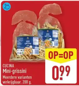 ALDI Cucina mini grissini aanbieding