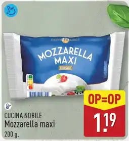 ALDI Cucina nobile mozzarella maxi aanbieding