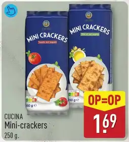 ALDI Cucina mini crackers aanbieding