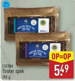ALDI Cucina tiroler spek aanbieding