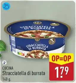 ALDI Cucina straccciatella di burrata aanbieding