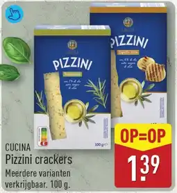 ALDI cucina pizzini crackers aanbieding