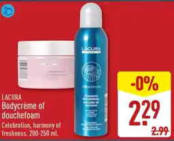 ALDI Lacura bodycrème of douchefoam aanbieding