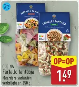 ALDI Cucina farfalle fantasia aanbieding