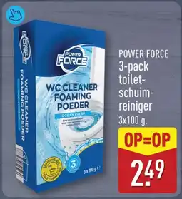 ALDI Power force toiletschuimreiniger aanbieding