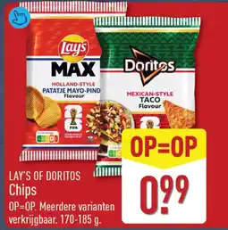 ALDI Lay's of doritos chips aanbieding