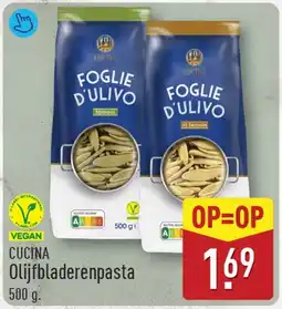 ALDI Cucina olijfbladerenpasta aanbieding