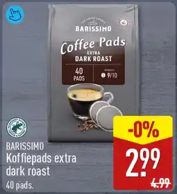 ALDI Barissimo koffiepads extra dark roast aanbieding