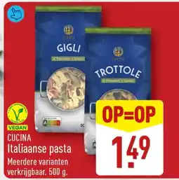 ALDI Cuccina italiaanse pasta aanbieding