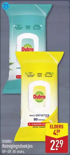 ALDI Dubro reinigingsdoekjes aanbieding