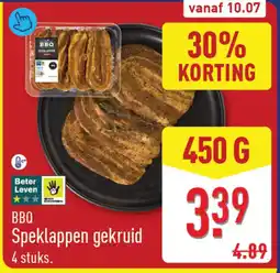 ALDI BBQ speklappen gekruid aanbieding