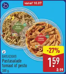 ALDI Daylicious pastasalade tomaat of pesto aanbieding