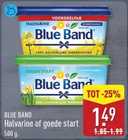 ALDI Blue band halvarine of goede start aanbieding