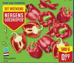 ALDI Rode paprika's aanbieding