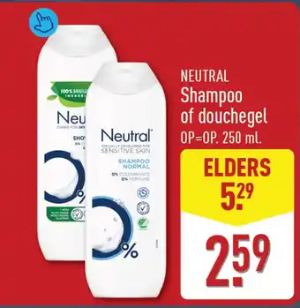 Neutral shampoo of douchegel