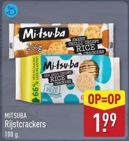 ALDI Mitsuba rijstcrackers aanbieding