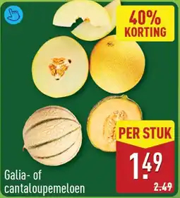 ALDI Galia of cantaloupemeloen aanbieding