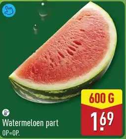 ALDI Watermeloen part aanbieding