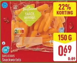 ALDI Daylicious snackwortels aanbieding