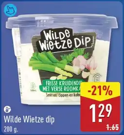 ALDI Wilde wietze dip aanbieding