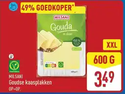 ALDI Milsani goudse kaasplakken aanbieding