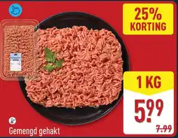 ALDI Gemengd gehakt aanbieding