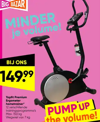 Big Bazar Topfit Premium Ergometer hometrainer* aanbieding