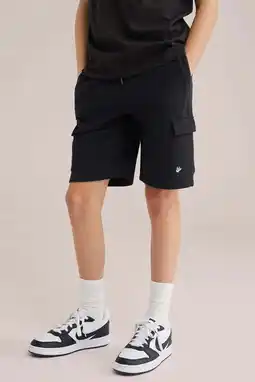 Wehkamp WE Fashion sweatshort zwart aanbieding
