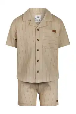 Wehkamp Koko Noko overhemd + broek beige aanbieding