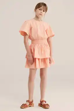Wehkamp WE Fashion zomerjurk zalm aanbieding