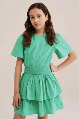 Wehkamp WE Fashion zomerjurk groen aanbieding