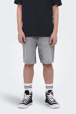 Wehkamp ONLY & SONS JUNIOR denim short grey denim aanbieding