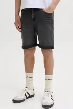 Wehkamp JACK & JONES JUNIOR denim regular short black denim aanbieding