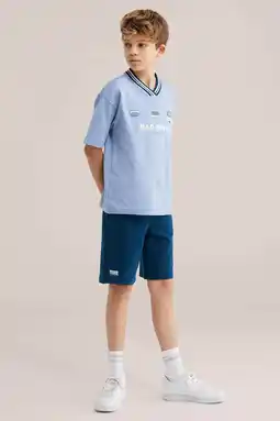 Wehkamp Bad Boys sweatshort blauw aanbieding